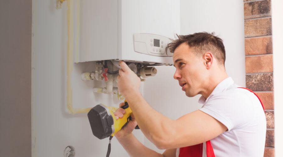 Professional tankless water heater installation in Montreal, MO